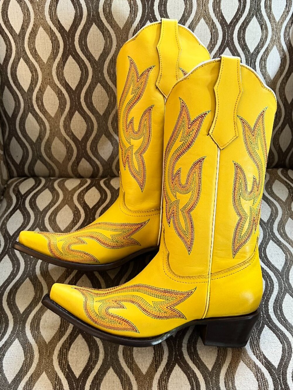 Planet Cowboy Original Psychedelic Western Boot NIB W8
